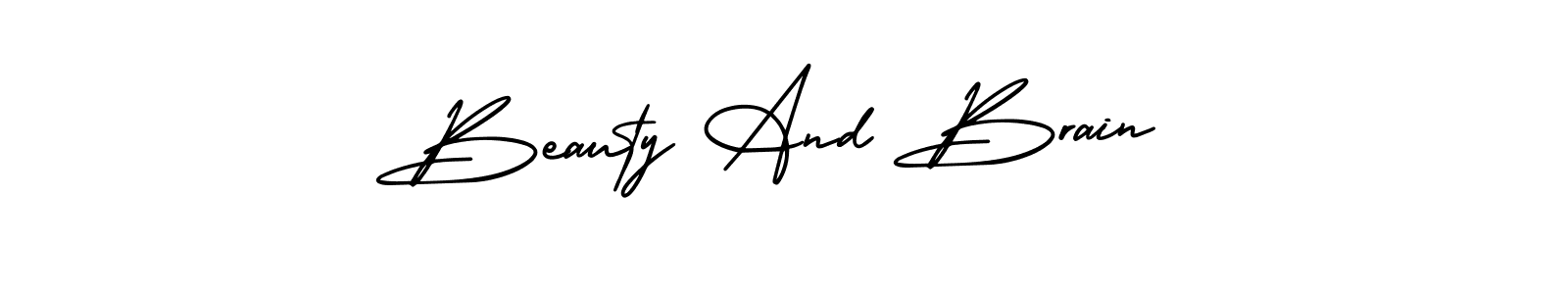 See photos of Beauty And Brain official signature by Spectra . Check more albums & portfolios. Read reviews & check more about AmerikaSignatureDemo-Regular font. Beauty And Brain signature style 3 images and pictures png