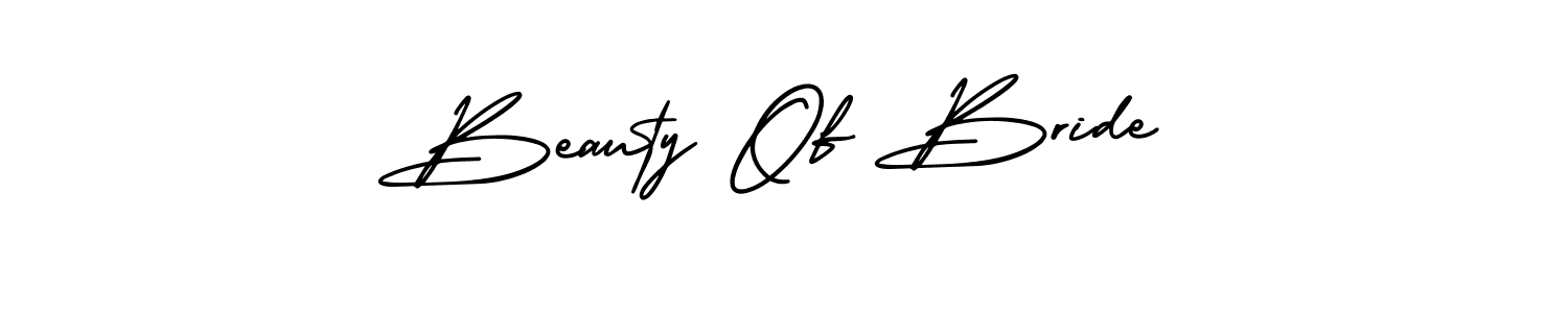 Make a beautiful signature design for name Beauty Of Bride. Use this online signature maker to create a handwritten signature for free. Beauty Of Bride signature style 3 images and pictures png