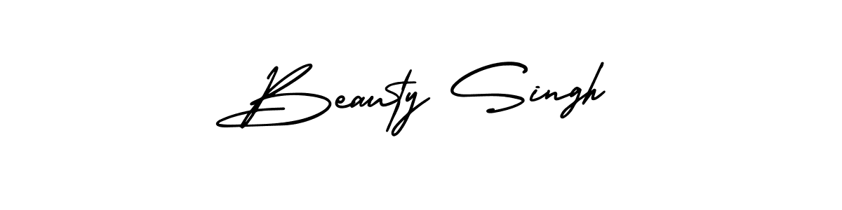 It looks lik you need a new signature style for name Beauty Singh. Design unique handwritten (AmerikaSignatureDemo-Regular) signature with our free signature maker in just a few clicks. Beauty Singh signature style 3 images and pictures png