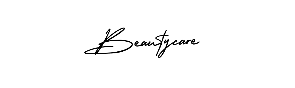 Beautycare stylish signature style. Best Handwritten Sign (AmerikaSignatureDemo-Regular) for my name. Handwritten Signature Collection Ideas for my name Beautycare. Beautycare signature style 3 images and pictures png