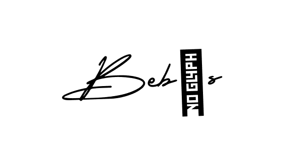 Make a beautiful signature design for name Bebés. With this signature (AmerikaSignatureDemo-Regular) style, you can create a handwritten signature for free. Bebés signature style 3 images and pictures png