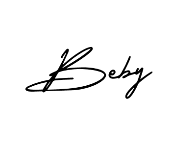 Make a beautiful signature design for name Beby. Use this online signature maker to create a handwritten signature for free. Beby signature style 3 images and pictures png