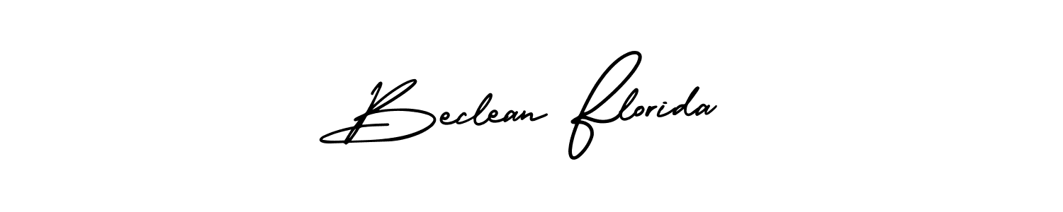 AmerikaSignatureDemo-Regular is a professional signature style that is perfect for those who want to add a touch of class to their signature. It is also a great choice for those who want to make their signature more unique. Get Beclean Florida name to fancy signature for free. Beclean Florida signature style 3 images and pictures png