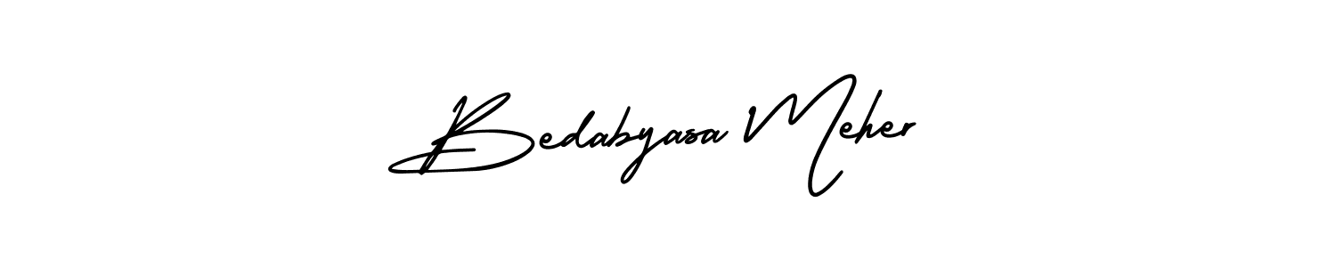 if you are searching for the best signature style for your name Bedabyasa Meher. so please give up your signature search. here we have designed multiple signature styles  using AmerikaSignatureDemo-Regular. Bedabyasa Meher signature style 3 images and pictures png