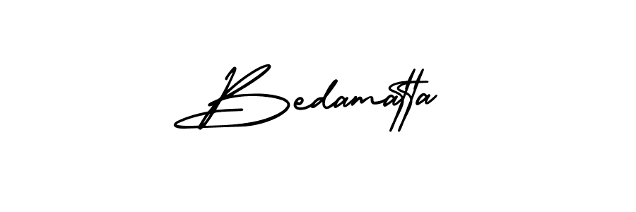 Also we have Bedamatta name is the best signature style. Create professional handwritten signature collection using AmerikaSignatureDemo-Regular autograph style. Bedamatta signature style 3 images and pictures png