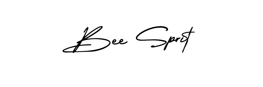 How to make Bee Sprit signature? AmerikaSignatureDemo-Regular is a professional autograph style. Create handwritten signature for Bee Sprit name. Bee Sprit signature style 3 images and pictures png