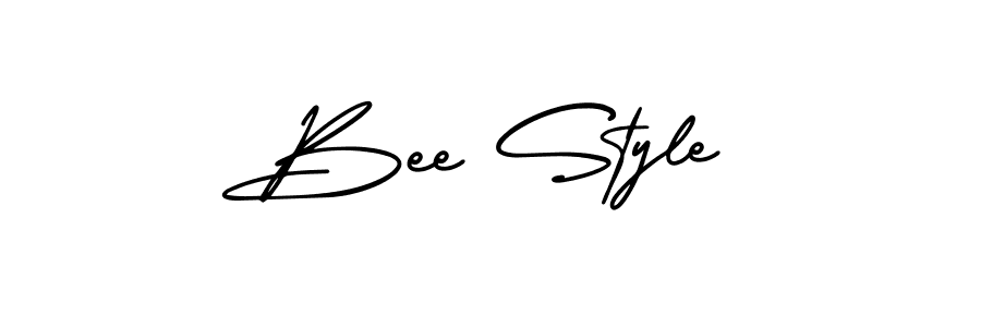 Make a beautiful signature design for name Bee Style. With this signature (AmerikaSignatureDemo-Regular) style, you can create a handwritten signature for free. Bee Style signature style 3 images and pictures png