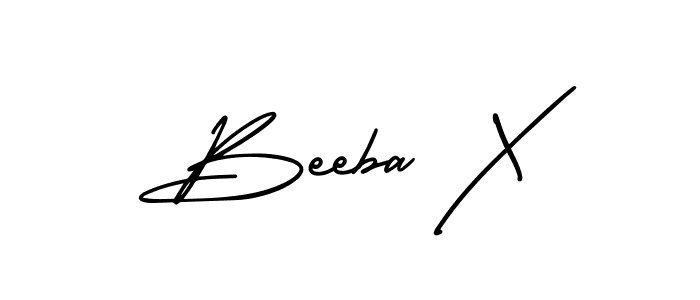 Check out images of Autograph of Beeba X name. Actor Beeba X Signature Style. AmerikaSignatureDemo-Regular is a professional sign style online. Beeba X signature style 3 images and pictures png