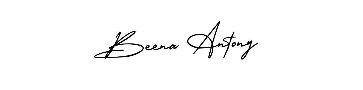 Create a beautiful signature design for name Beena Antony. With this signature (AmerikaSignatureDemo-Regular) fonts, you can make a handwritten signature for free. Beena Antony signature style 3 images and pictures png