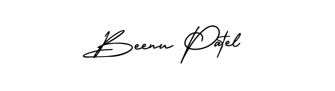 How to make Beenu Patel signature? AmerikaSignatureDemo-Regular is a professional autograph style. Create handwritten signature for Beenu Patel name. Beenu Patel signature style 3 images and pictures png