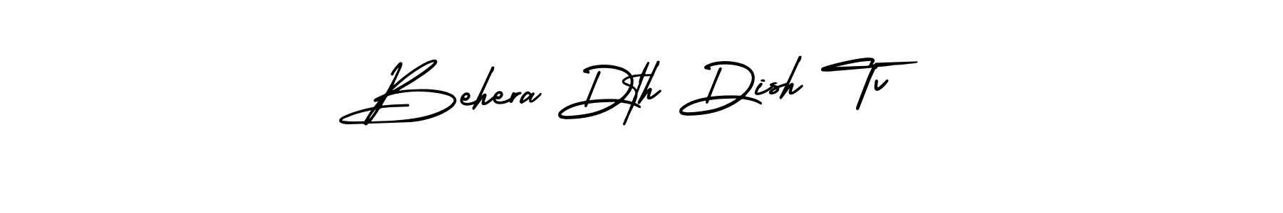 AmerikaSignatureDemo-Regular is a professional signature style that is perfect for those who want to add a touch of class to their signature. It is also a great choice for those who want to make their signature more unique. Get Behera Dth Dish Tv name to fancy signature for free. Behera Dth Dish Tv signature style 3 images and pictures png