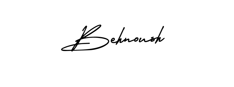 Best and Professional Signature Style for Behnoush. AmerikaSignatureDemo-Regular Best Signature Style Collection. Behnoush signature style 3 images and pictures png