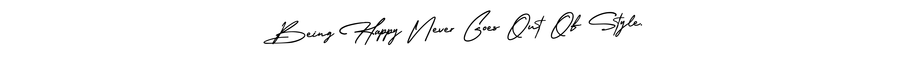 Create a beautiful signature design for name Being Happy Never Goes Out Of Style.. With this signature (AmerikaSignatureDemo-Regular) fonts, you can make a handwritten signature for free. Being Happy Never Goes Out Of Style. signature style 3 images and pictures png