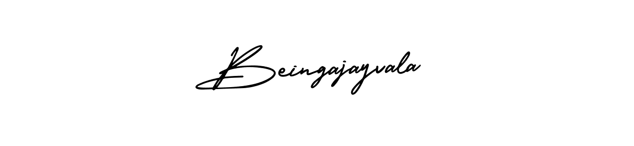 Beingajayvala stylish signature style. Best Handwritten Sign (AmerikaSignatureDemo-Regular) for my name. Handwritten Signature Collection Ideas for my name Beingajayvala. Beingajayvala signature style 3 images and pictures png
