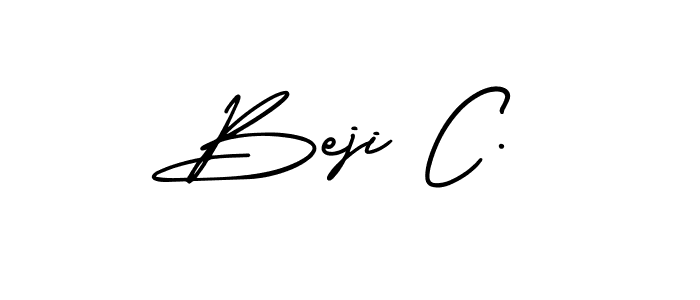 AmerikaSignatureDemo-Regular is a professional signature style that is perfect for those who want to add a touch of class to their signature. It is also a great choice for those who want to make their signature more unique. Get Beji C. name to fancy signature for free. Beji C. signature style 3 images and pictures png