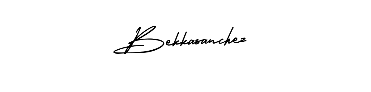 This is the best signature style for the Bekkasanchez name. Also you like these signature font (AmerikaSignatureDemo-Regular). Mix name signature. Bekkasanchez signature style 3 images and pictures png