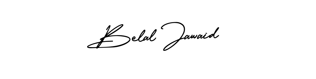 How to make Belal Jawaid name signature. Use AmerikaSignatureDemo-Regular style for creating short signs online. This is the latest handwritten sign. Belal Jawaid signature style 3 images and pictures png