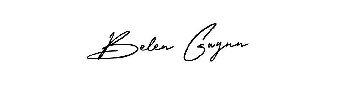 This is the best signature style for the Belen Gwynn name. Also you like these signature font (AmerikaSignatureDemo-Regular). Mix name signature. Belen Gwynn signature style 3 images and pictures png