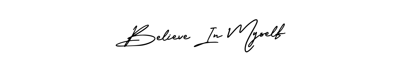 How to make Believe In Myself signature? AmerikaSignatureDemo-Regular is a professional autograph style. Create handwritten signature for Believe In Myself name. Believe In Myself signature style 3 images and pictures png