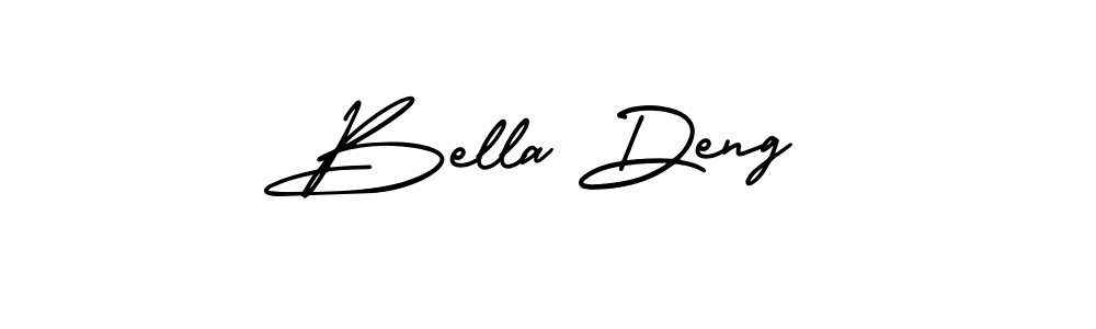AmerikaSignatureDemo-Regular is a professional signature style that is perfect for those who want to add a touch of class to their signature. It is also a great choice for those who want to make their signature more unique. Get Bella Deng name to fancy signature for free. Bella Deng signature style 3 images and pictures png