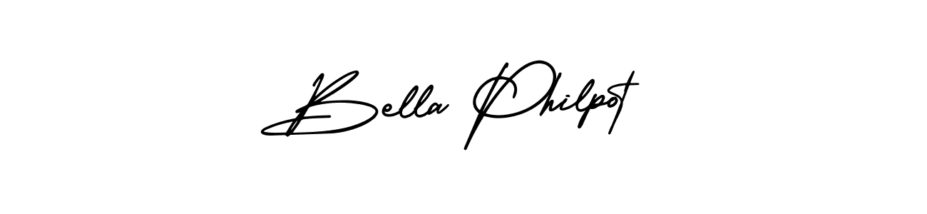 It looks lik you need a new signature style for name Bella Philpot. Design unique handwritten (AmerikaSignatureDemo-Regular) signature with our free signature maker in just a few clicks. Bella Philpot signature style 3 images and pictures png