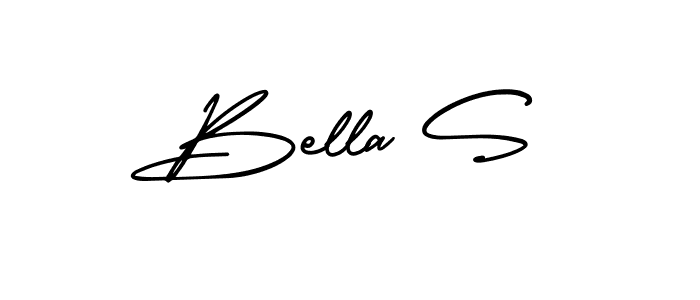 How to make Bella S signature? AmerikaSignatureDemo-Regular is a professional autograph style. Create handwritten signature for Bella S name. Bella S signature style 3 images and pictures png