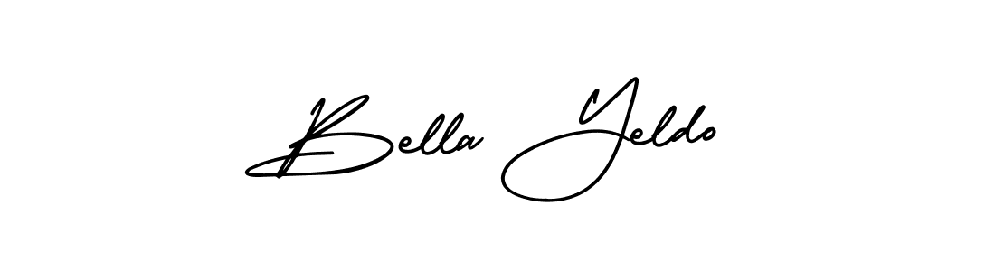 Similarly AmerikaSignatureDemo-Regular is the best handwritten signature design. Signature creator online .You can use it as an online autograph creator for name Bella Yeldo. Bella Yeldo signature style 3 images and pictures png