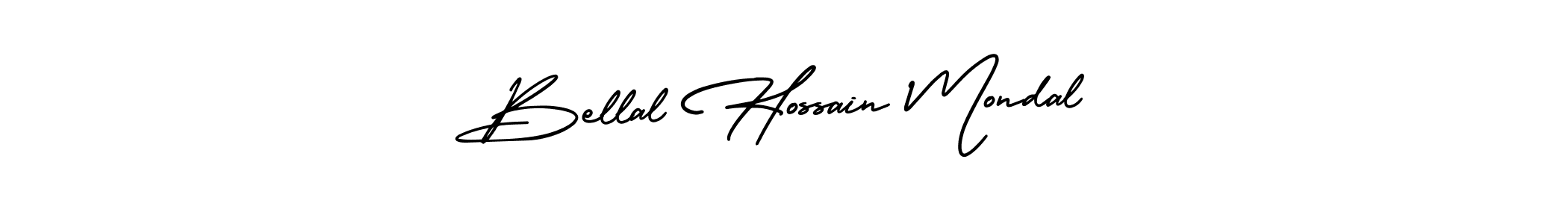 It looks lik you need a new signature style for name Bellal Hossain Mondal. Design unique handwritten (AmerikaSignatureDemo-Regular) signature with our free signature maker in just a few clicks. Bellal Hossain Mondal signature style 3 images and pictures png