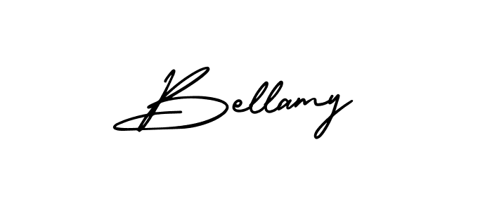 Create a beautiful signature design for name Bellamy. With this signature (AmerikaSignatureDemo-Regular) fonts, you can make a handwritten signature for free. Bellamy signature style 3 images and pictures png