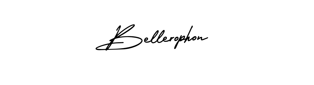 How to make Bellerophon name signature. Use AmerikaSignatureDemo-Regular style for creating short signs online. This is the latest handwritten sign. Bellerophon signature style 3 images and pictures png