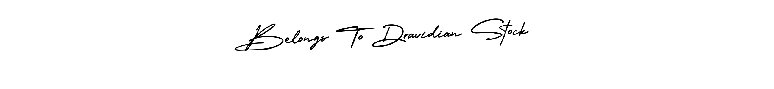 Make a beautiful signature design for name Belongs To Dravidian Stock. With this signature (AmerikaSignatureDemo-Regular) style, you can create a handwritten signature for free. Belongs To Dravidian Stock signature style 3 images and pictures png