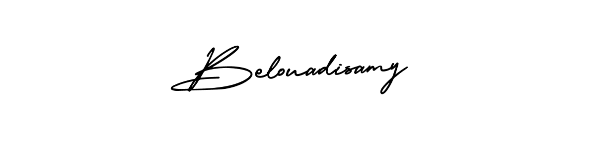 Make a short Belouadisamy signature style. Manage your documents anywhere anytime using AmerikaSignatureDemo-Regular. Create and add eSignatures, submit forms, share and send files easily. Belouadisamy signature style 3 images and pictures png