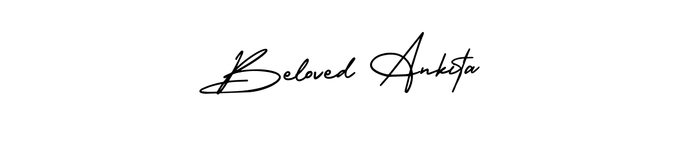 Also we have Beloved Ankita name is the best signature style. Create professional handwritten signature collection using AmerikaSignatureDemo-Regular autograph style. Beloved Ankita signature style 3 images and pictures png