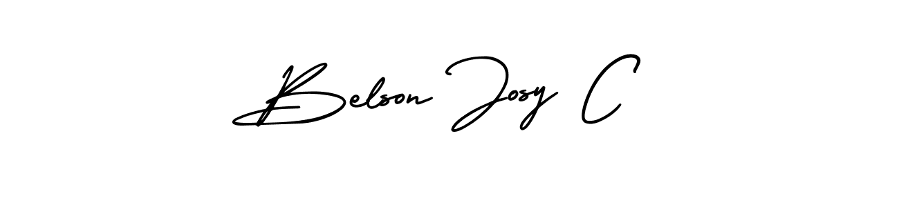 Best and Professional Signature Style for Belson Josy C. AmerikaSignatureDemo-Regular Best Signature Style Collection. Belson Josy C signature style 3 images and pictures png