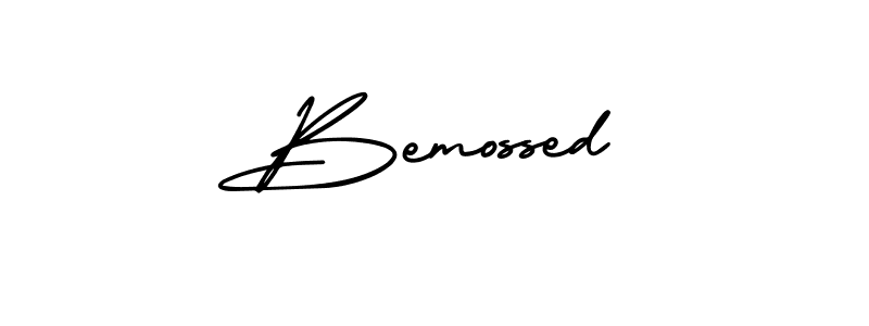 Design your own signature with our free online signature maker. With this signature software, you can create a handwritten (AmerikaSignatureDemo-Regular) signature for name Bemossed. Bemossed signature style 3 images and pictures png