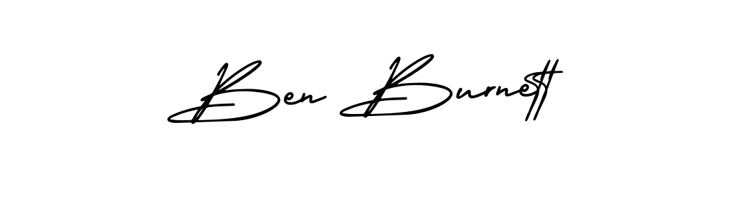 Create a beautiful signature design for name Ben Burnett. With this signature (AmerikaSignatureDemo-Regular) fonts, you can make a handwritten signature for free. Ben Burnett signature style 3 images and pictures png