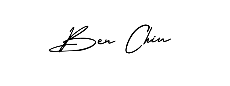 Make a beautiful signature design for name Ben Chiu. Use this online signature maker to create a handwritten signature for free. Ben Chiu signature style 3 images and pictures png