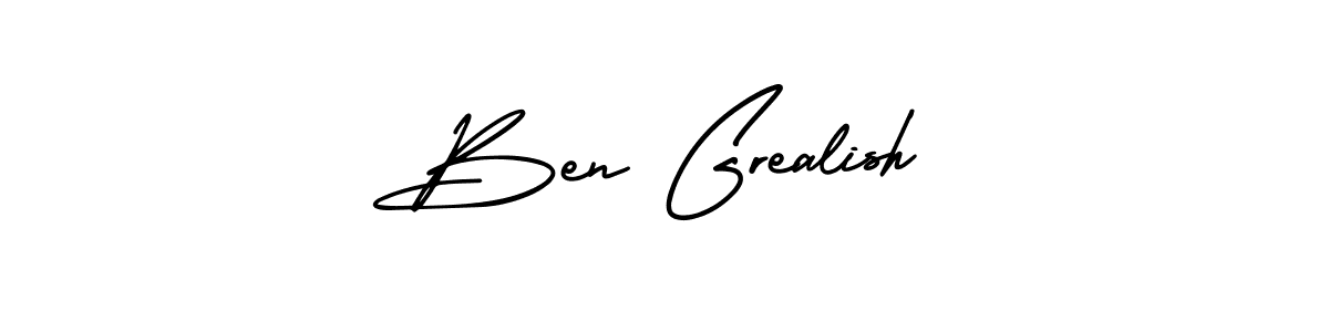 AmerikaSignatureDemo-Regular is a professional signature style that is perfect for those who want to add a touch of class to their signature. It is also a great choice for those who want to make their signature more unique. Get Ben Grealish name to fancy signature for free. Ben Grealish signature style 3 images and pictures png