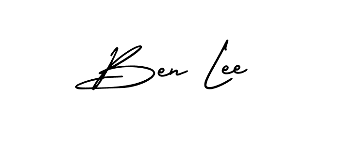 Use a signature maker to create a handwritten signature online. With this signature software, you can design (AmerikaSignatureDemo-Regular) your own signature for name Ben Lee. Ben Lee signature style 3 images and pictures png