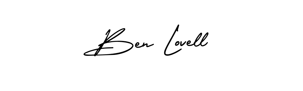 Best and Professional Signature Style for Ben Lovell. AmerikaSignatureDemo-Regular Best Signature Style Collection. Ben Lovell signature style 3 images and pictures png