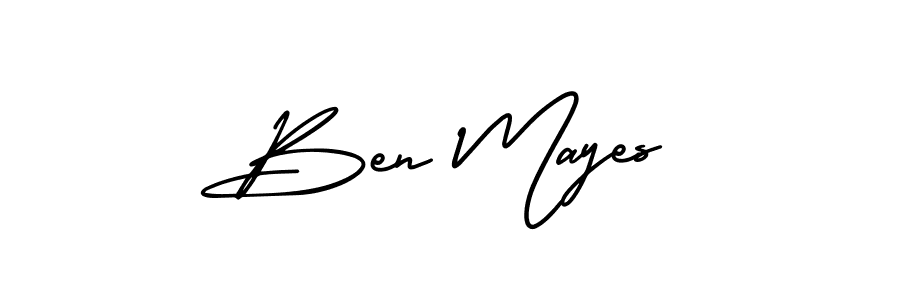 Design your own signature with our free online signature maker. With this signature software, you can create a handwritten (AmerikaSignatureDemo-Regular) signature for name Ben Mayes. Ben Mayes signature style 3 images and pictures png