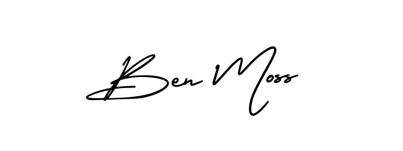 Best and Professional Signature Style for Ben Moss. AmerikaSignatureDemo-Regular Best Signature Style Collection. Ben Moss signature style 3 images and pictures png