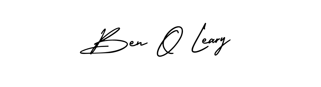 How to make Ben O Leary name signature. Use AmerikaSignatureDemo-Regular style for creating short signs online. This is the latest handwritten sign. Ben O Leary signature style 3 images and pictures png