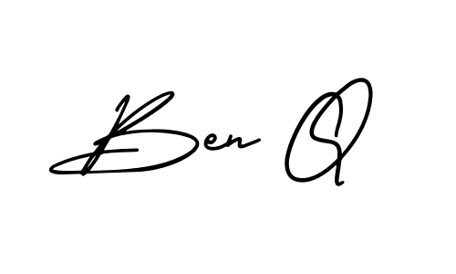 Make a beautiful signature design for name Ben Q. With this signature (AmerikaSignatureDemo-Regular) style, you can create a handwritten signature for free. Ben Q signature style 3 images and pictures png