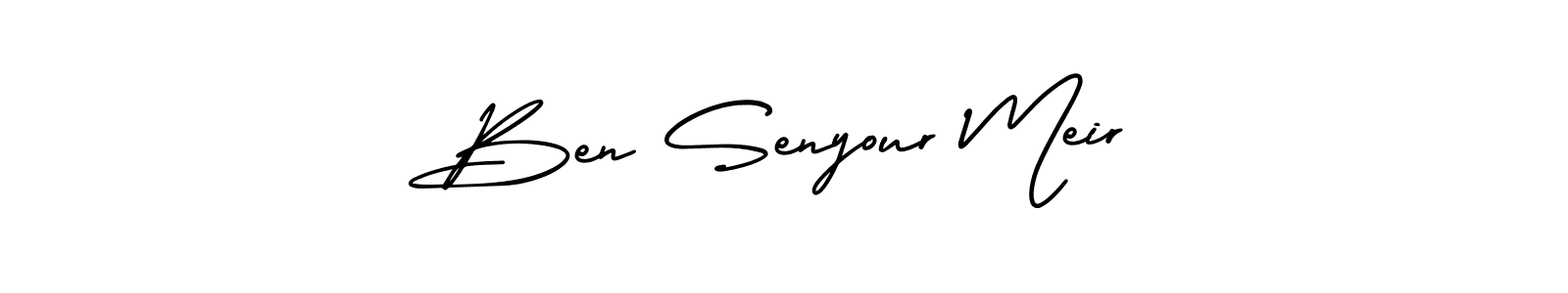 Also we have Ben Senyour Meir name is the best signature style. Create professional handwritten signature collection using AmerikaSignatureDemo-Regular autograph style. Ben Senyour Meir signature style 3 images and pictures png