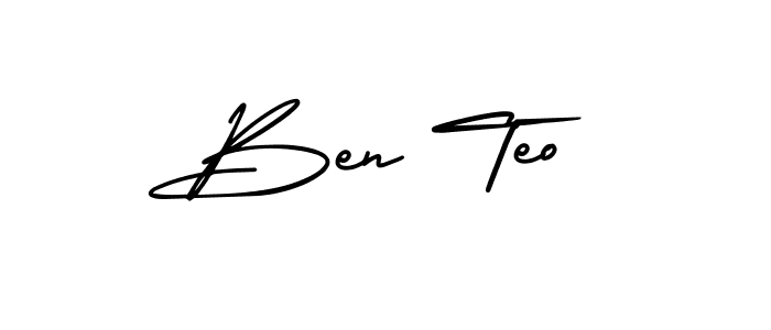 How to make Ben Teo signature? AmerikaSignatureDemo-Regular is a professional autograph style. Create handwritten signature for Ben Teo name. Ben Teo signature style 3 images and pictures png