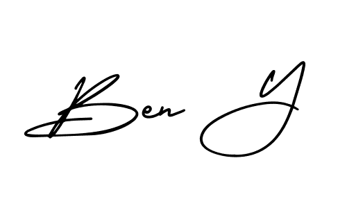 if you are searching for the best signature style for your name Ben Y. so please give up your signature search. here we have designed multiple signature styles  using AmerikaSignatureDemo-Regular. Ben Y signature style 3 images and pictures png