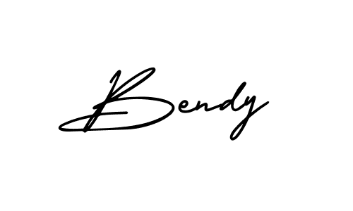 You should practise on your own different ways (AmerikaSignatureDemo-Regular) to write your name (Bendy) in signature. don't let someone else do it for you. Bendy signature style 3 images and pictures png