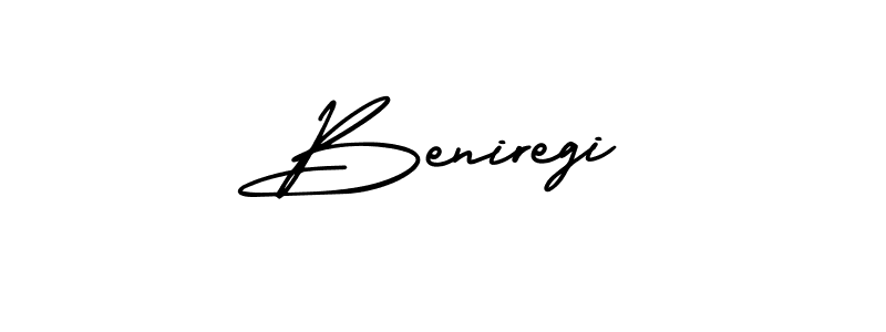 Make a beautiful signature design for name Beniregi. Use this online signature maker to create a handwritten signature for free. Beniregi signature style 3 images and pictures png