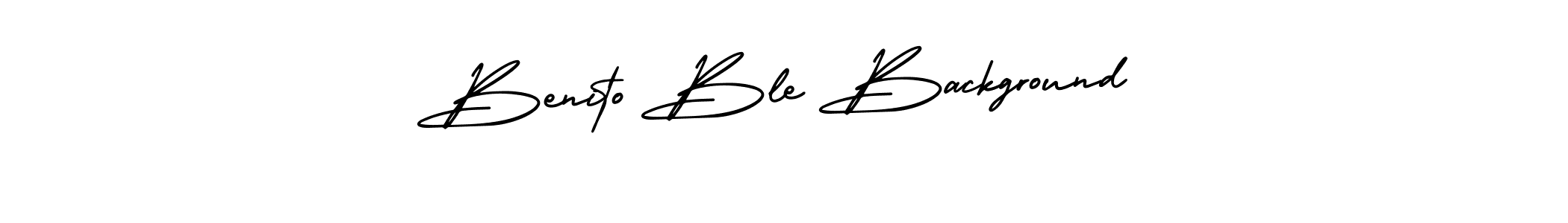 Design your own signature with our free online signature maker. With this signature software, you can create a handwritten (AmerikaSignatureDemo-Regular) signature for name Benito Ble Background. Benito Ble Background signature style 3 images and pictures png